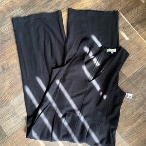 Madewell Black Sleeveless Jumpsuit